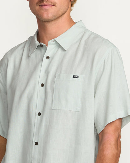 Billabong Ricardo Short Sleeve Shirt - Ash Blue