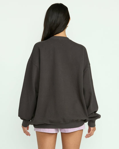 Billabong Ride In Crew Sweatshirt - Black Sands