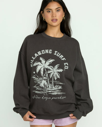 Billabong Ride In Crew Sweatshirt - Black Sands