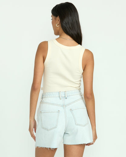 Billabong Riley Cut-Off Denim Shorts - Acid Wash