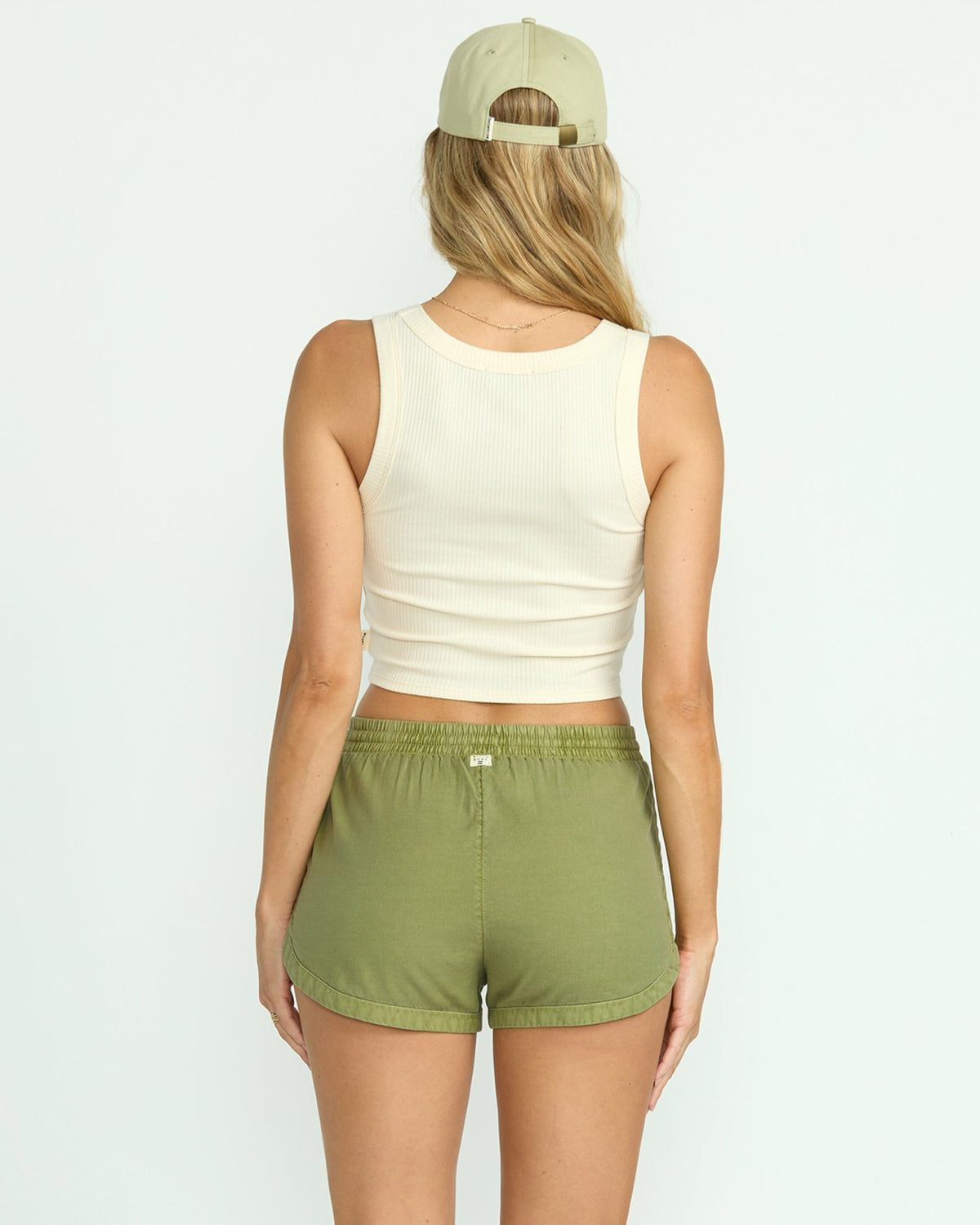 Billabong Road Trippin Elastic Waist Shorts - Avocado