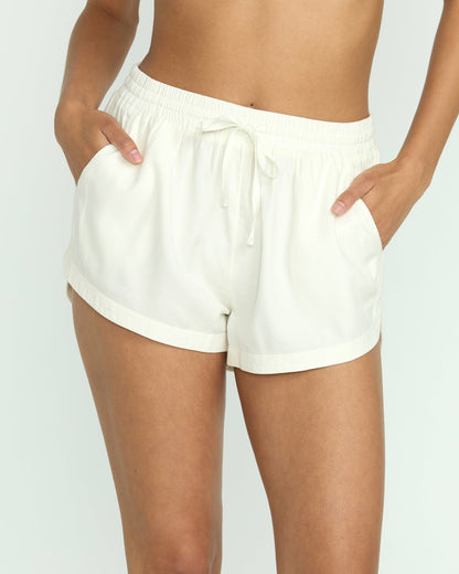 Billabong Road Trippin Elastic Waist Shorts - Salt Crystal