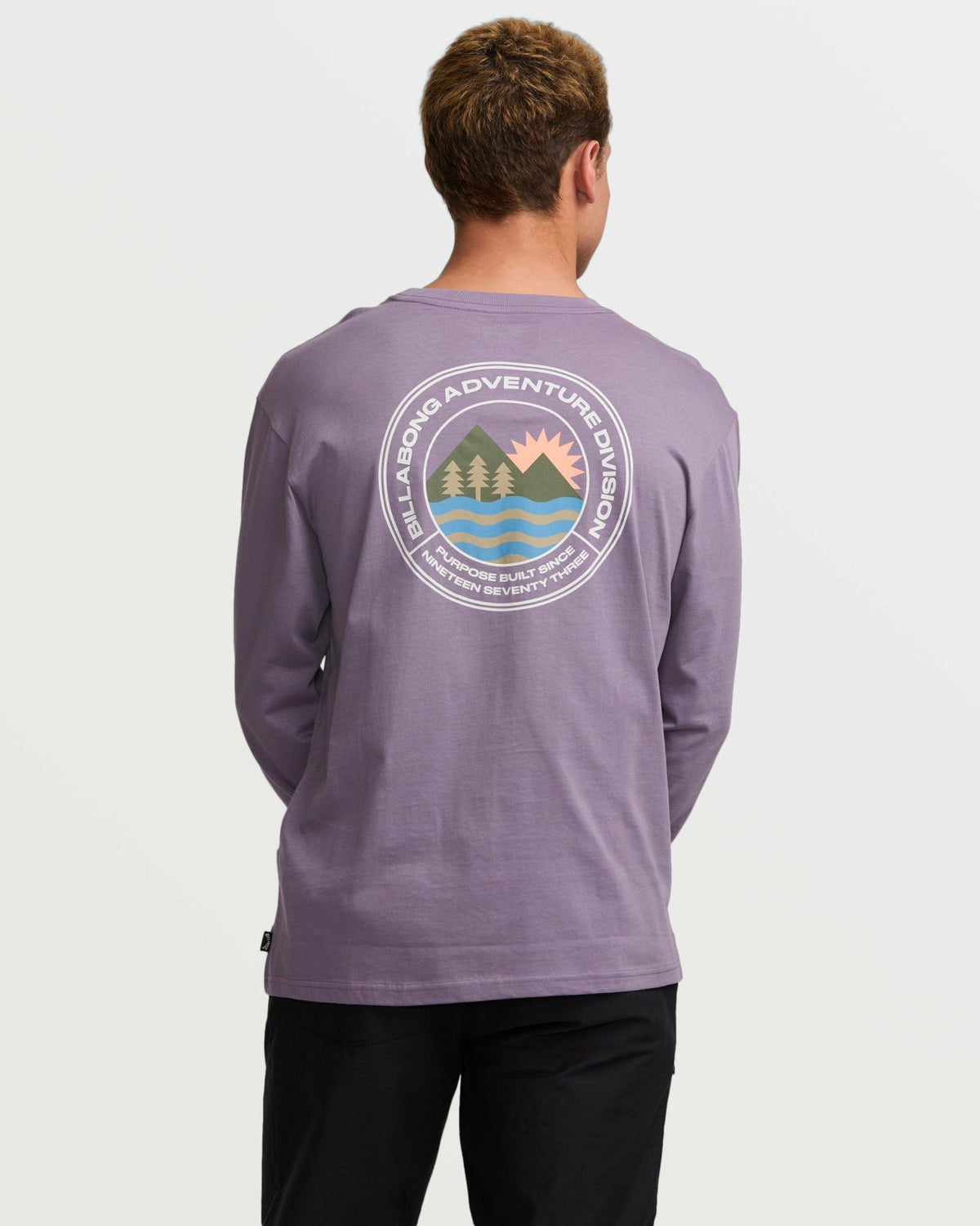 Billabong Rockies A/Div Long Sleeve Tee - Lavender