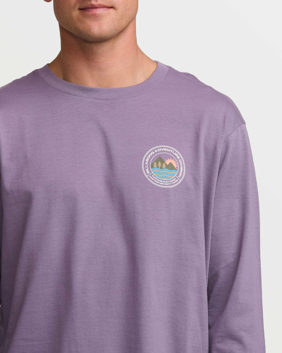 Billabong Rockies A/Div Long Sleeve Tee - Lavender