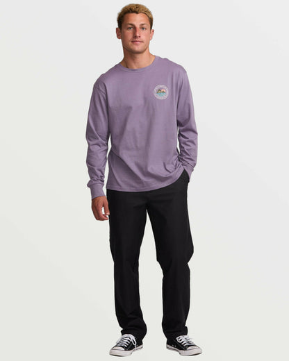 Billabong Rockies A/Div Long Sleeve Tee - Lavender