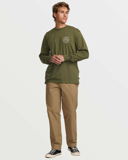 Billabong Rockies A/Div Long Sleeve Tee - Olive