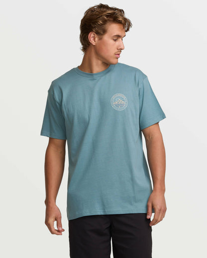 Billabong Rockies A/Div Tee - Glacier Blue