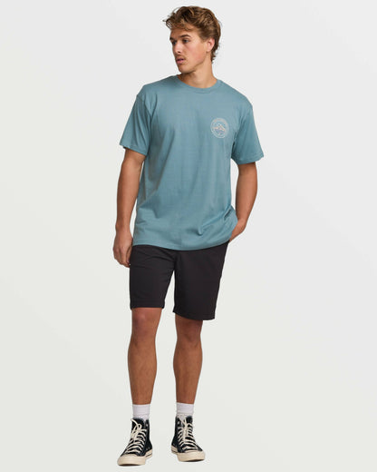Billabong Rockies A/Div Tee - Glacier Blue