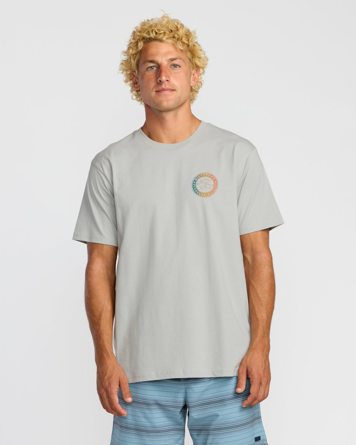 Billabong Rockies A/Div Short Sleeve T-Shirt - Silver