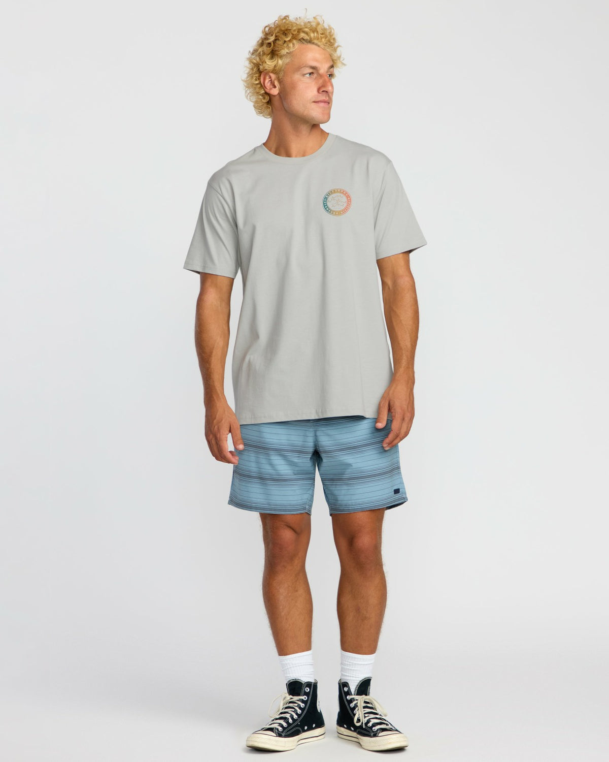 Billabong Rockies A/Div Short Sleeve T-Shirt - Silver