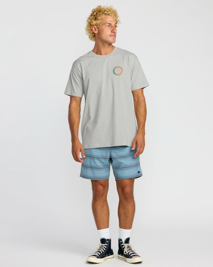 Billabong Rockies A/Div Short Sleeve T-Shirt - Silver