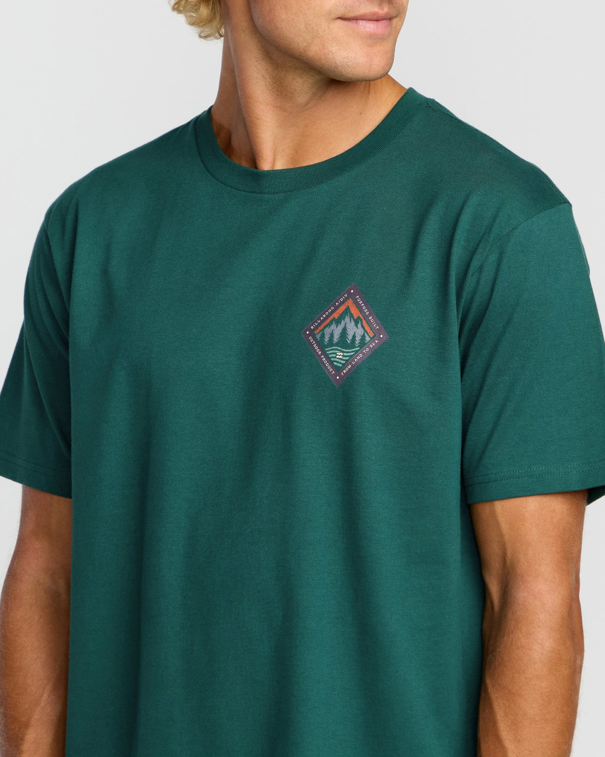 Billabong Rockies A/Div Short Sleeve T-Shirt - Spruce Green