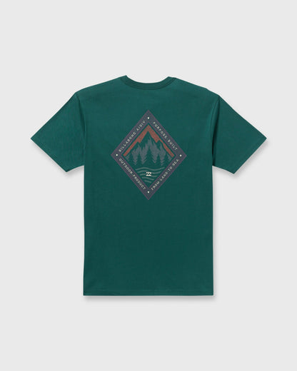 Billabong Rockies A/Div Short Sleeve T-Shirt - Spruce Green