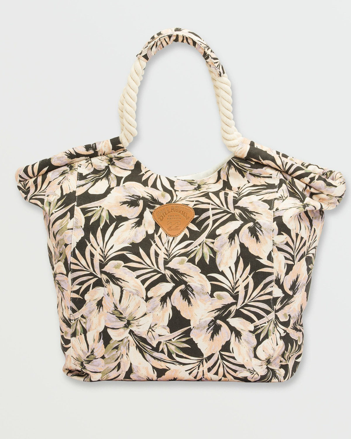 Billabong Rope Tote Bag - Black Floral