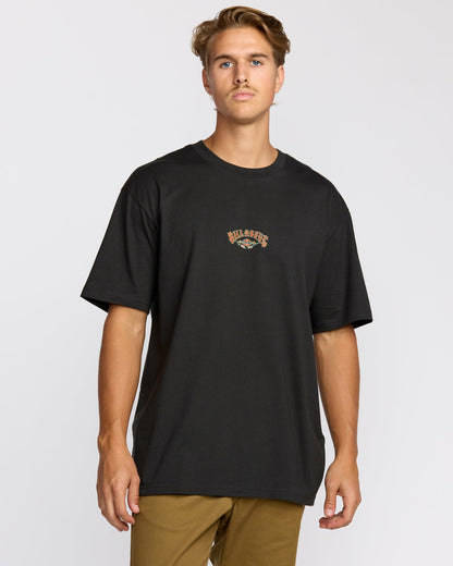 Billabong Rose Arch Regular Short Sleeve T-Shirt - Washed Black