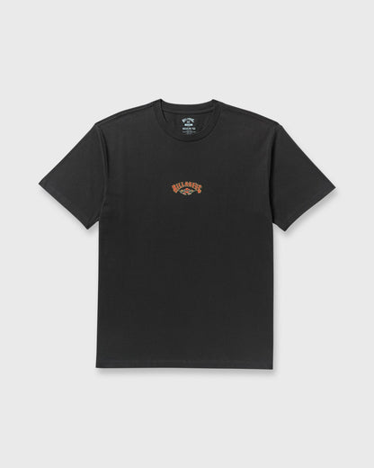 Billabong Rose Arch Regular Short Sleeve T-Shirt - Washed Black
