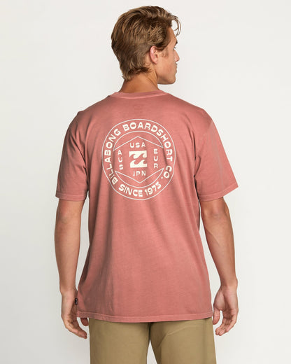 Billabong Rotation Premium Wave Wash Tee - Dusty Rose