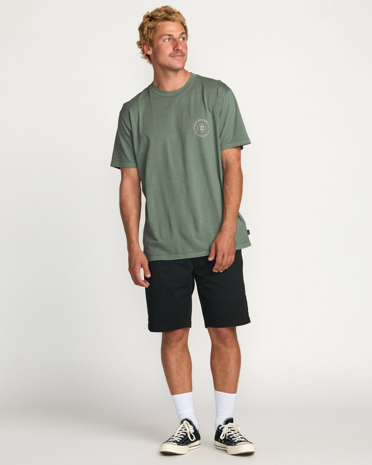 Billabong Rotation Premium Wave Wash Tee - Pine