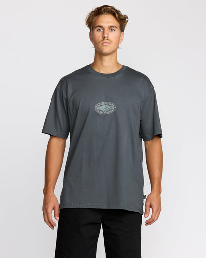 Billabong Rotor Diamond Regular Short Sleeve T-Shirt - Midnight Blue