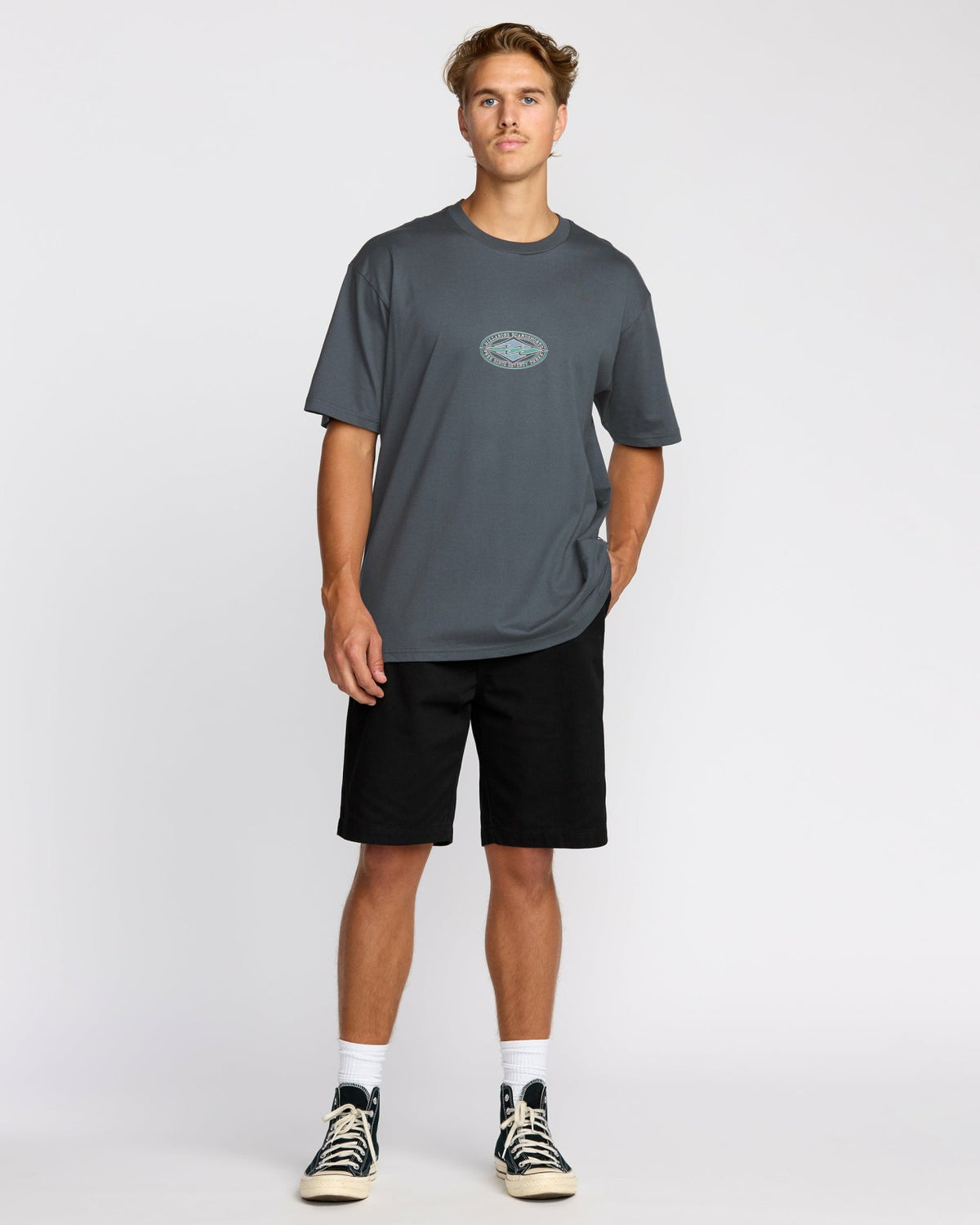 Billabong Rotor Diamond Regular Short Sleeve T-Shirt - Midnight Blue