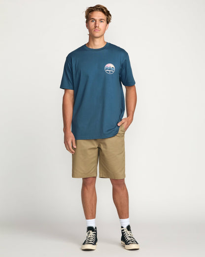 Billabong Runner Premium Tee - Deep Blue
