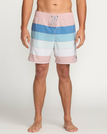 Billabong Sandbar Laybacks 17" Trunks - Dusty Pink