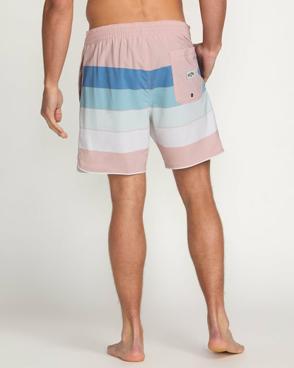 Billabong Sandbar Laybacks 17" Trunks - Dusty Pink