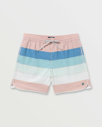 Billabong Sandbar Laybacks 17" Trunks - Dusty Pink