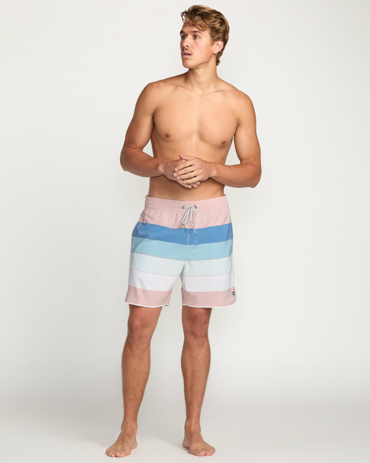 Billabong Sandbar Laybacks 17" Trunks - Dusty Pink