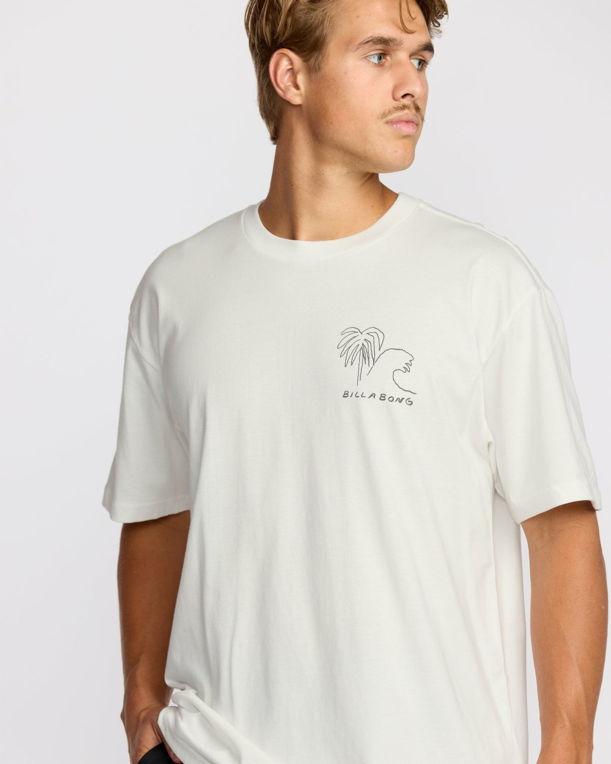 Billabong Scenes Regular Short Sleeve T-Shirt - Off White