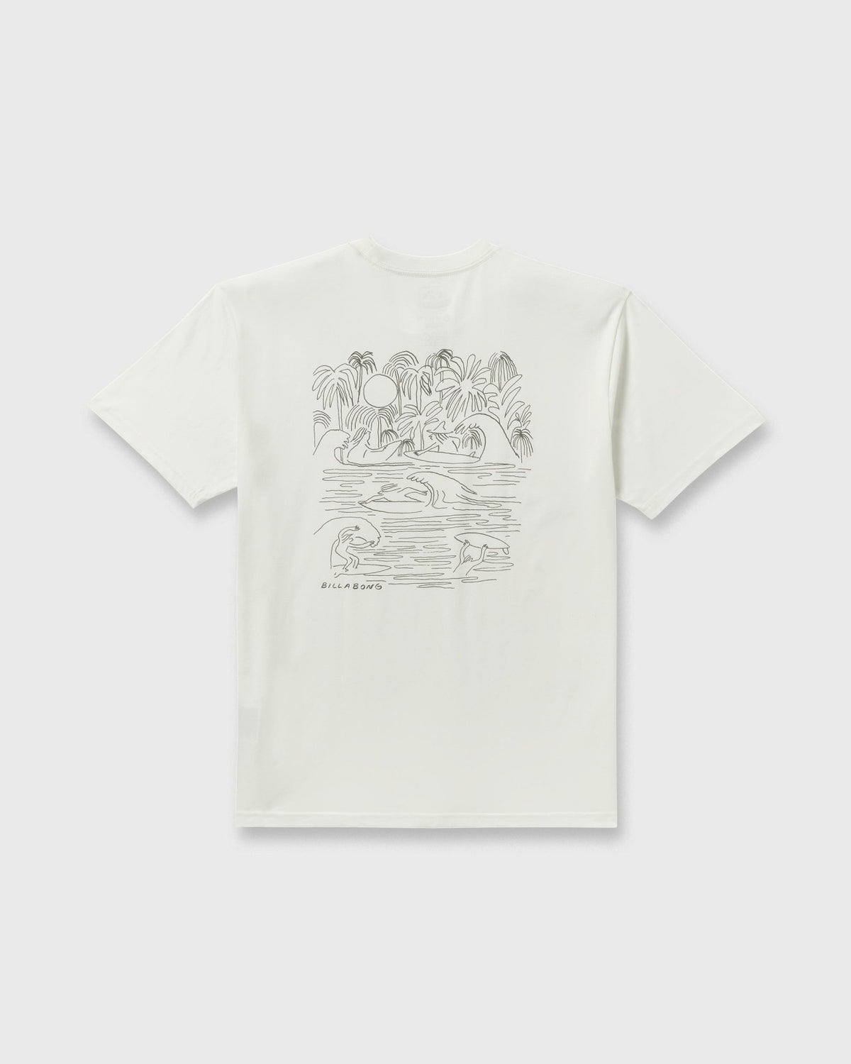 Billabong Scenes Regular Short Sleeve T-Shirt - Off White