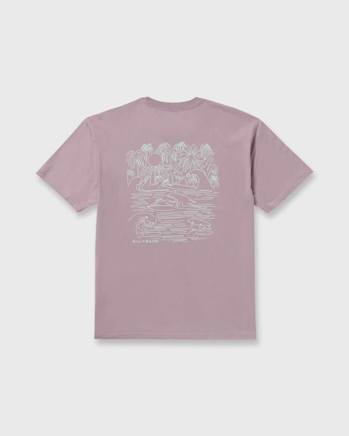Billabong Scenes Regular Short Sleeve T-Shirt - Purple Ash