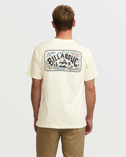 Billabong Scenic Arch A/Div Tee - Off White