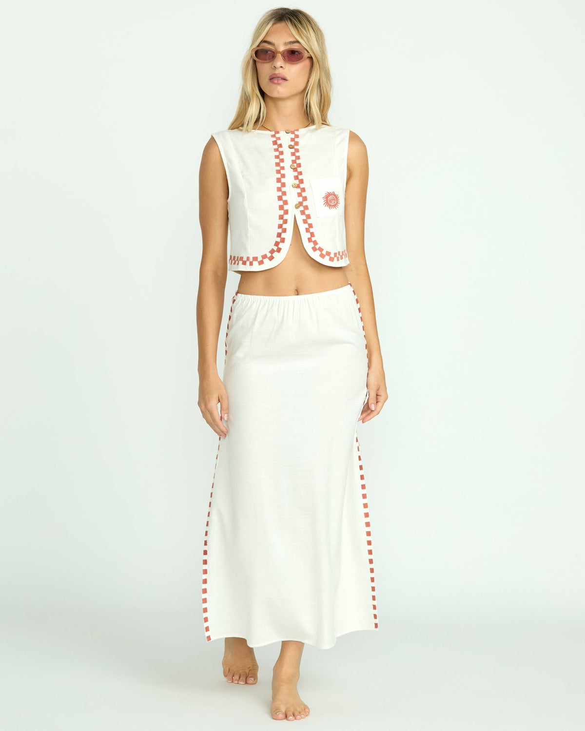 Billabong Secret Cove Skirt - Salt Crystal