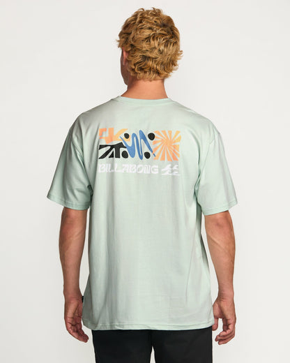 Billabong Segment Regular Tee - Ash Blue