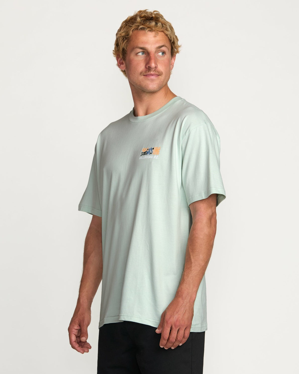 Billabong Segment Regular Tee - Ash Blue