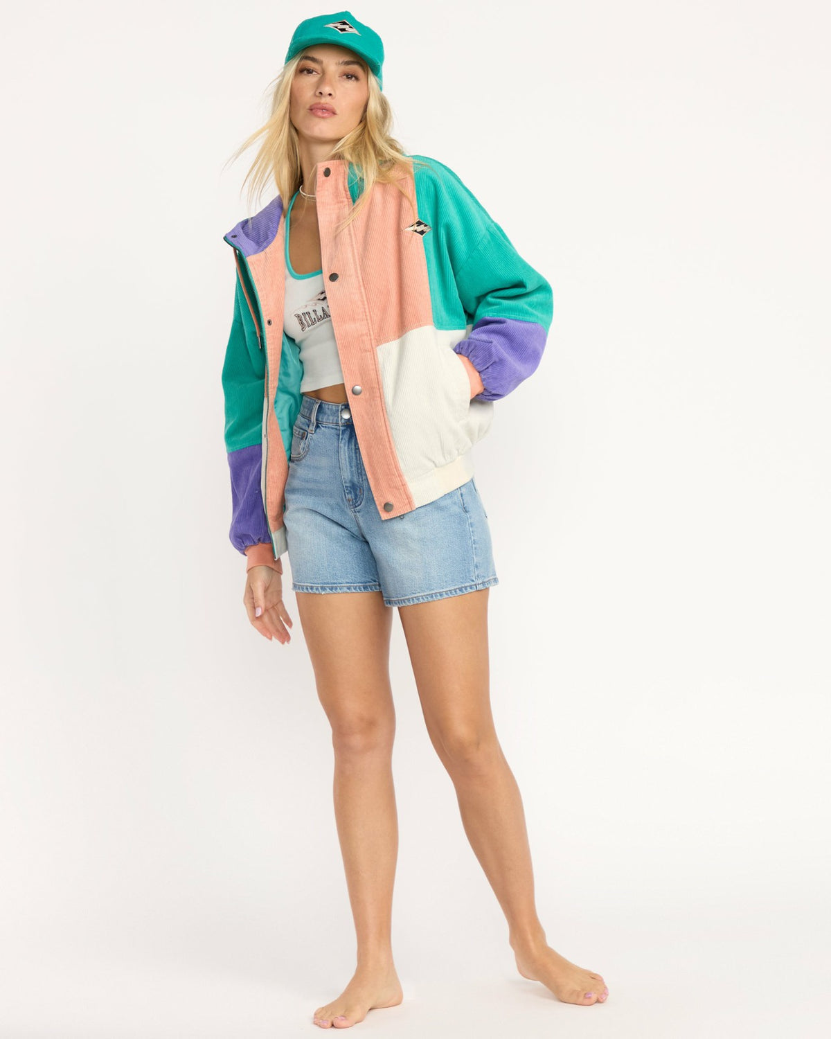 Billabong Set The Tone Jacket - Aqua Haze