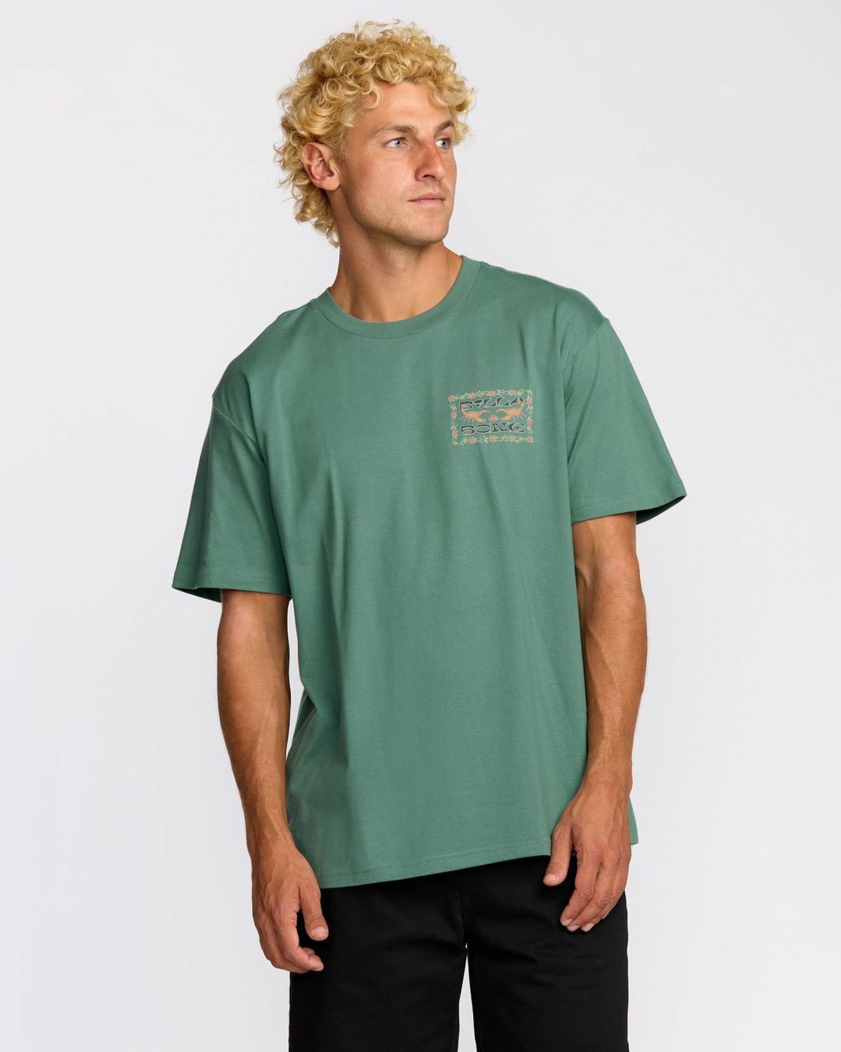 Billabong Sharp Regular Short Sleeve T-Shirt - Sage Green