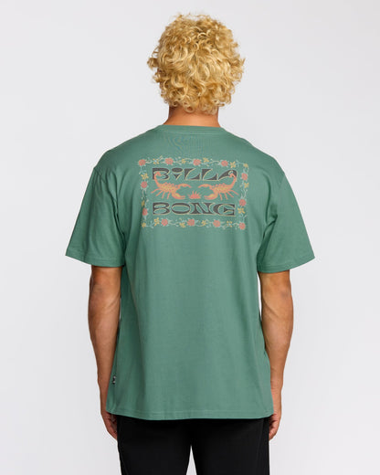 Billabong Sharp Regular Short Sleeve T-Shirt - Sage Green