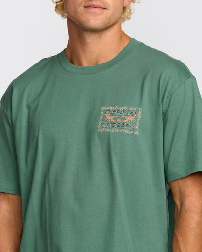 Billabong Sharp Regular Short Sleeve T-Shirt - Sage Green