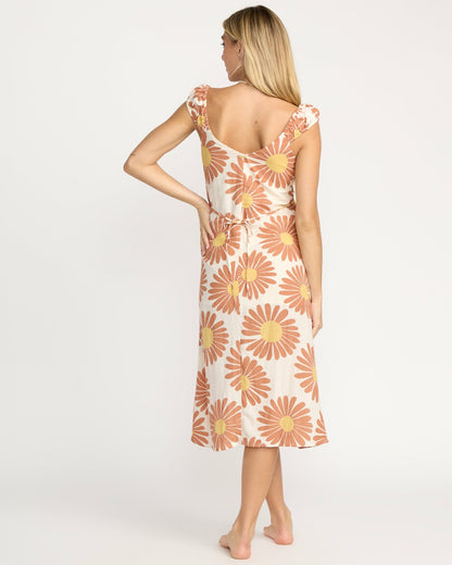 Billabong Shine On Midi Dress - Whitecap
