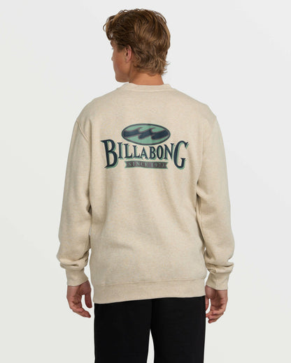 Billabong Short Sands Crew Sweatshirt - Oatmeal Heather
