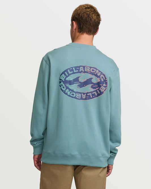 Billabong Short Sands Crew Sweatshirt - Washed Blue