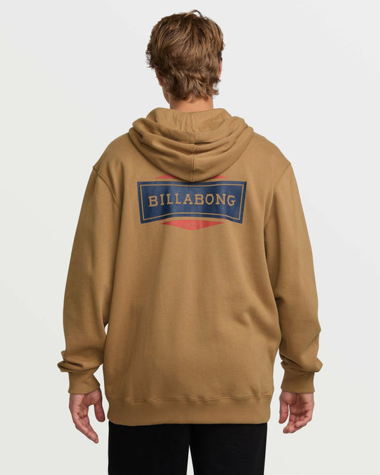 Billabong Short Sands Zip Sweatshirt - Vintage Brown
