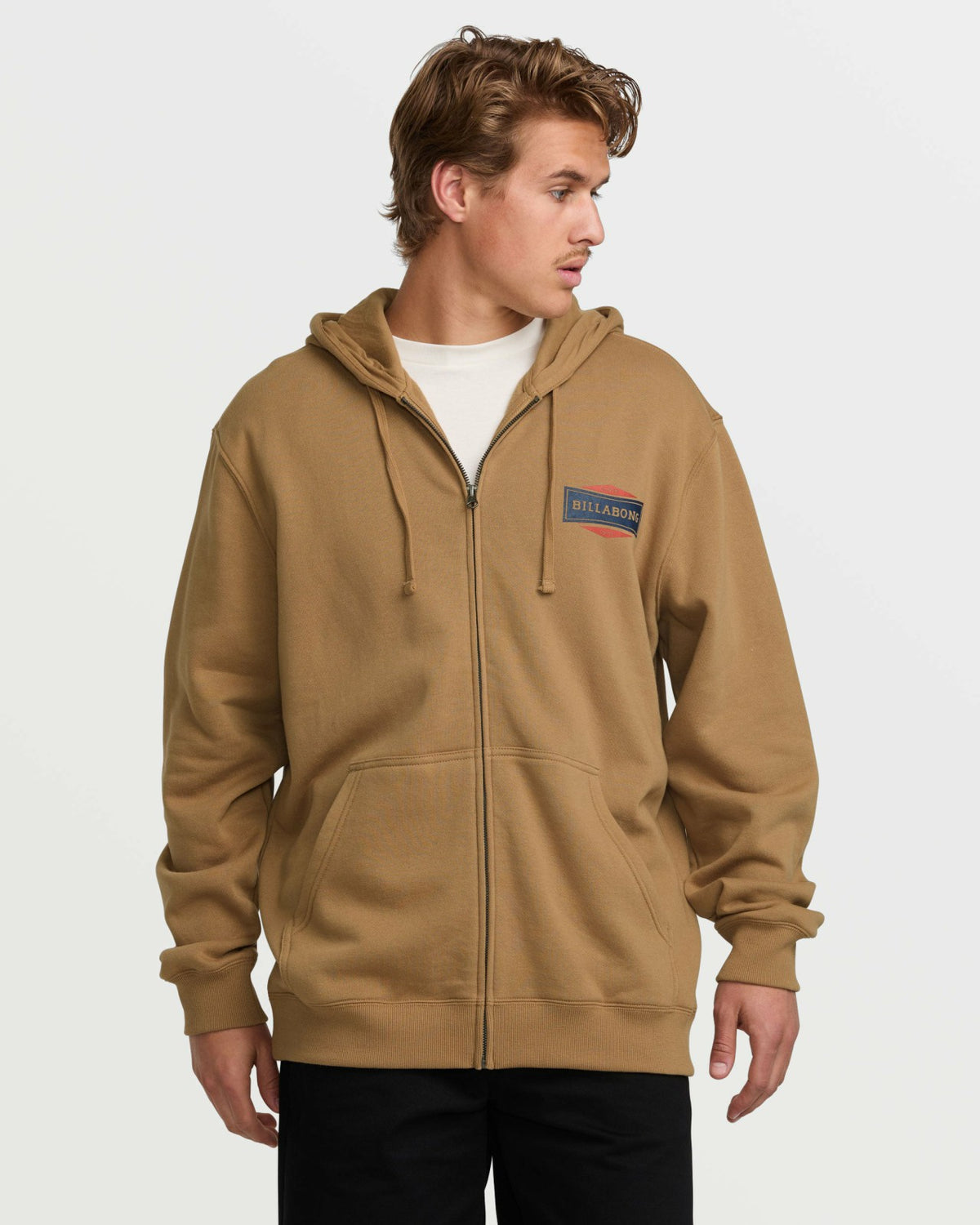 Billabong Short Sands Zip Sweatshirt - Vintage Brown