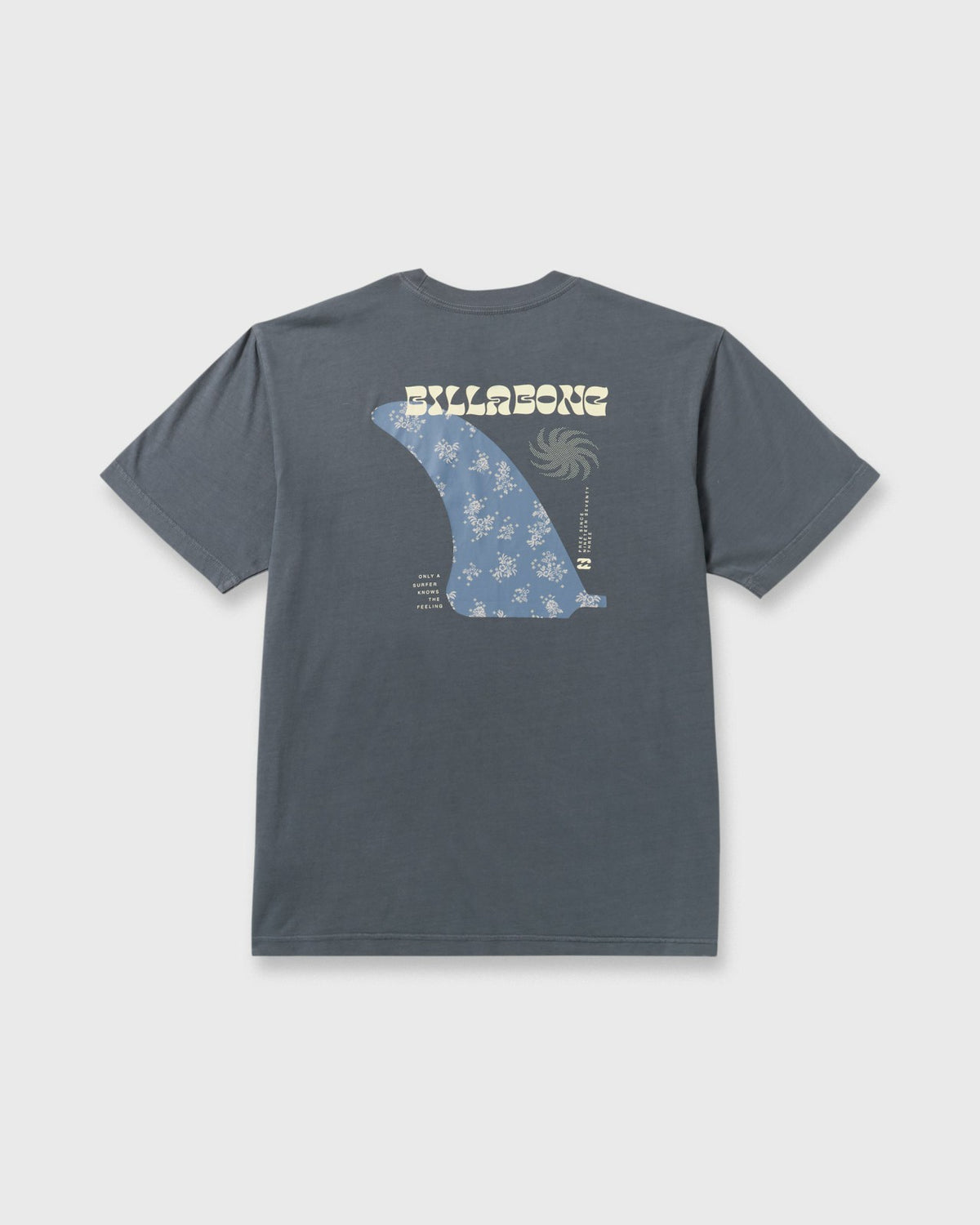 Billabong Single Fin Premium Wave Wash Short Sleeve T-Shirt - Midnight Blue
