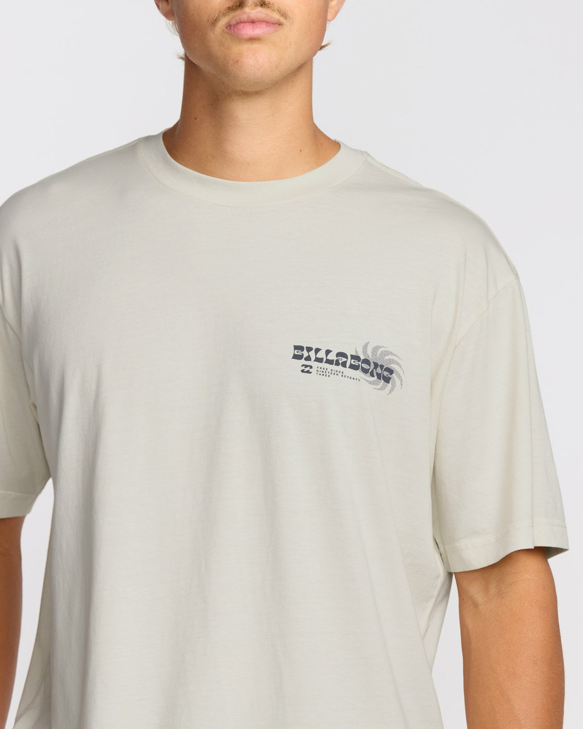 Billabong Single Fin Premium Wave Wash Short Sleeve T-Shirt - Off White
