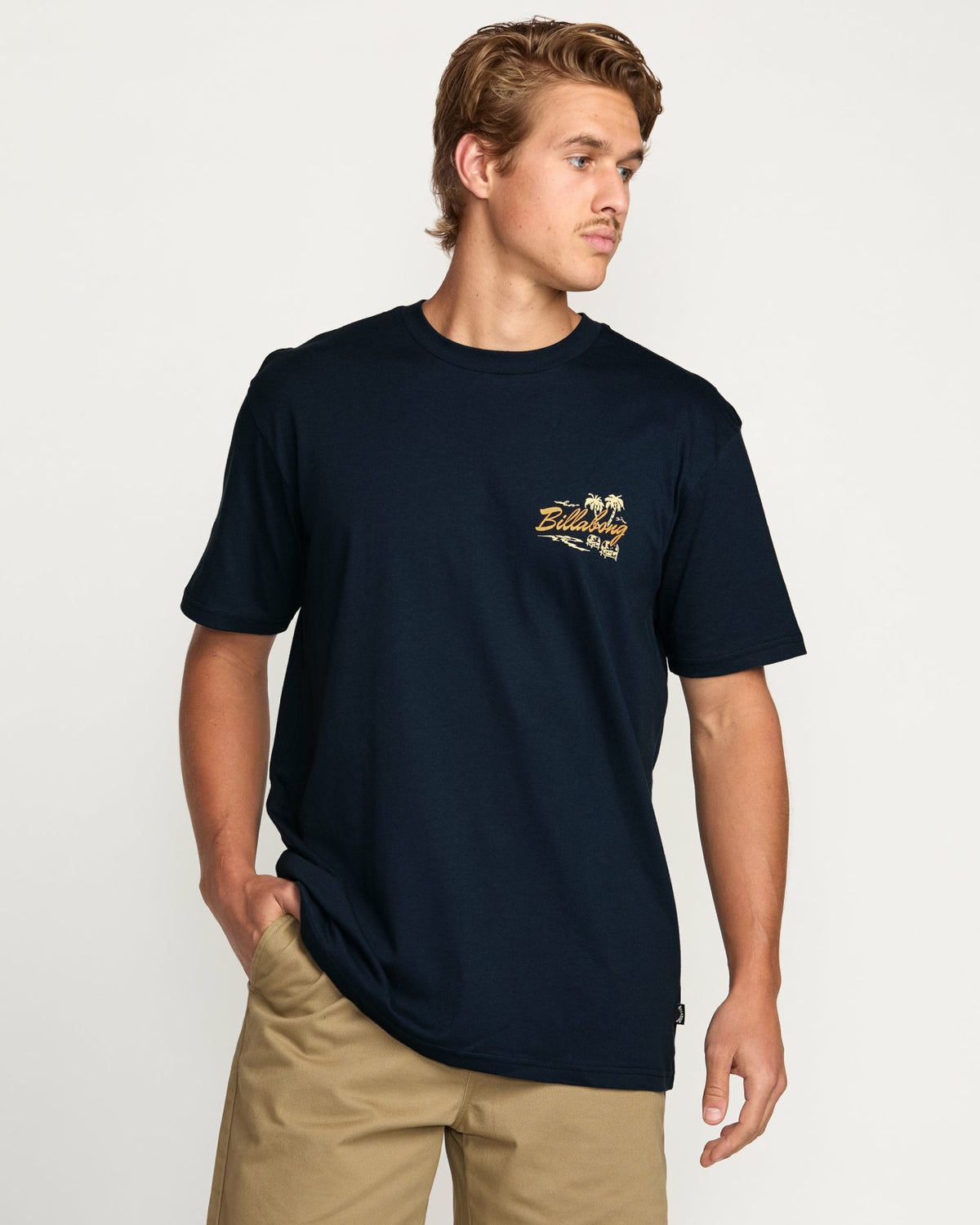 Billabong Skull Island Premium Tee - Navy