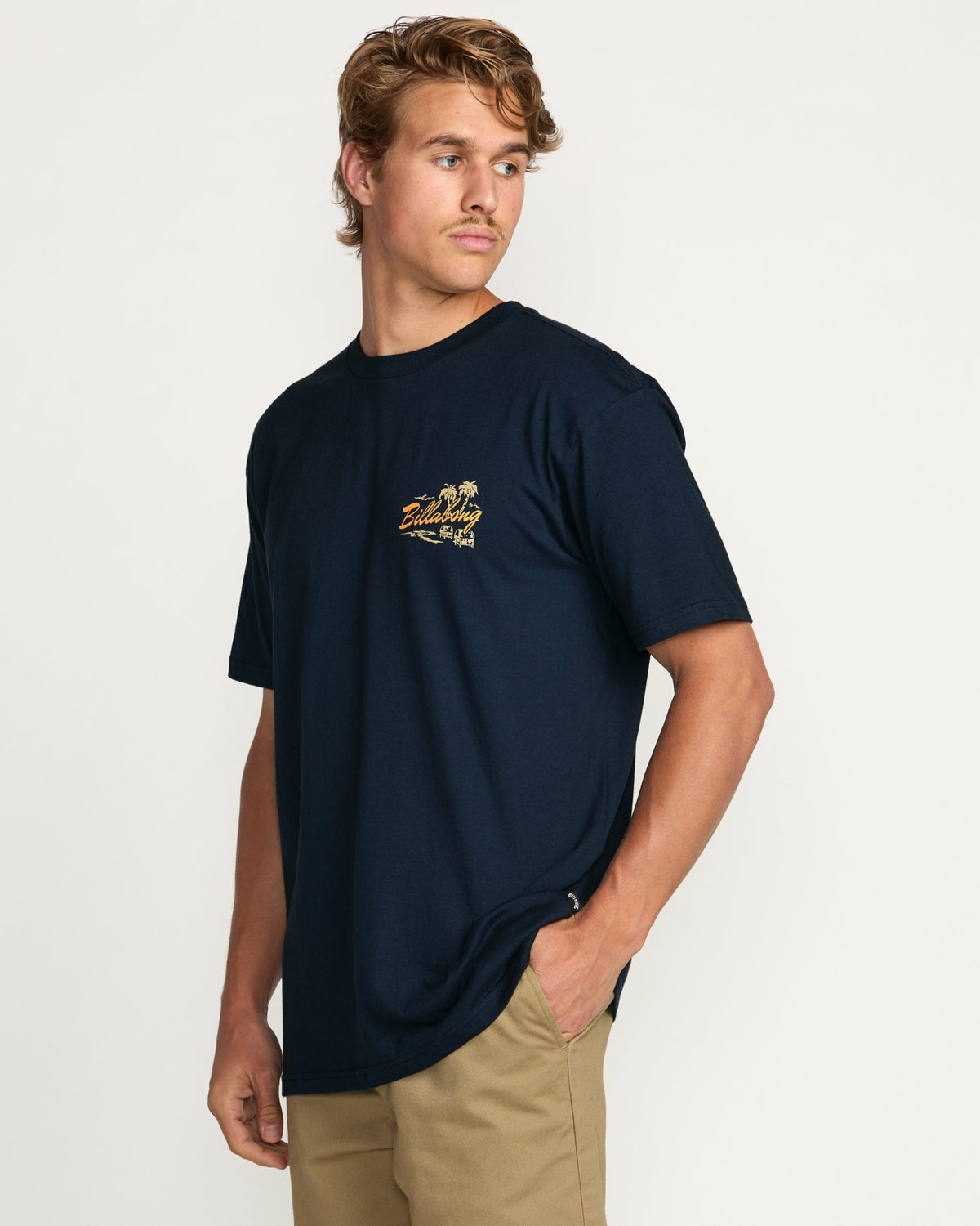 Billabong Skull Island Premium Tee - Navy