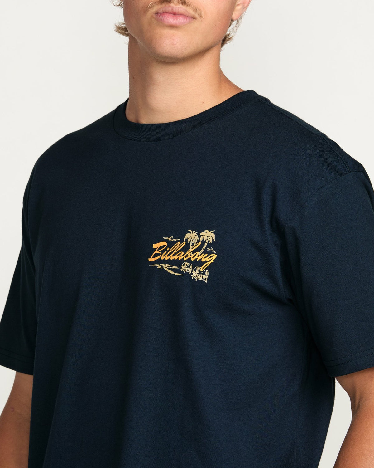 Billabong Skull Island Premium Tee - Navy